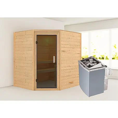 Karibu  Massivholzsauna Mia