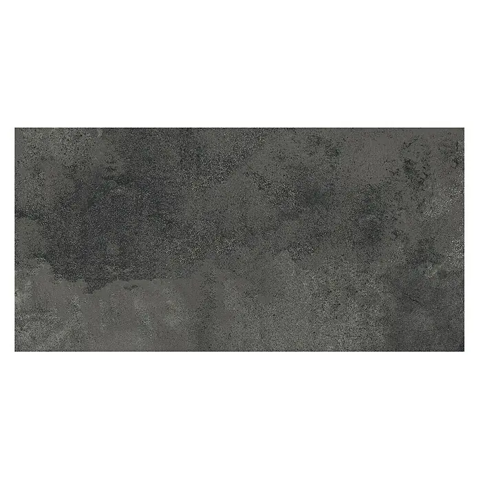 Queens Feinsteinzeugfliese - 29,8 x 59,8 cm, Graphit, Glänzend - Draufsicht