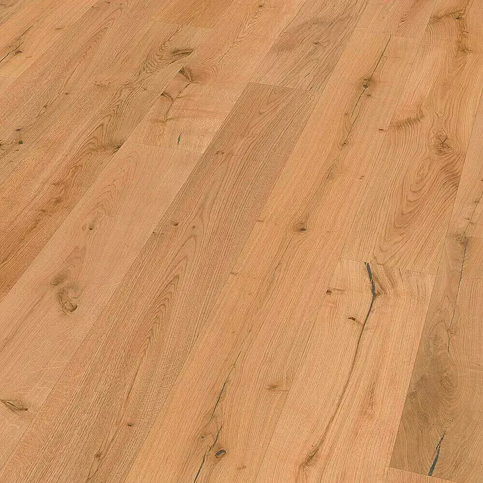 Handmuster Eiche Rügen - 280 x 160 x 14 mm - Linke Seitenansicht
