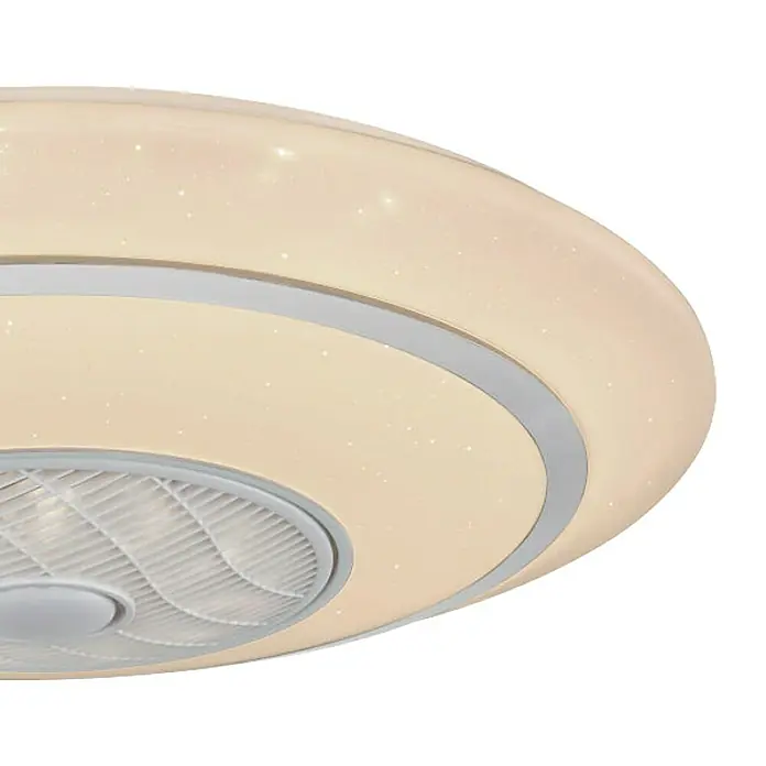Globo Deckenventilator Rosario - Ø x H: 77 x 25,5 cm, Weiß matt - Detailaufnahme