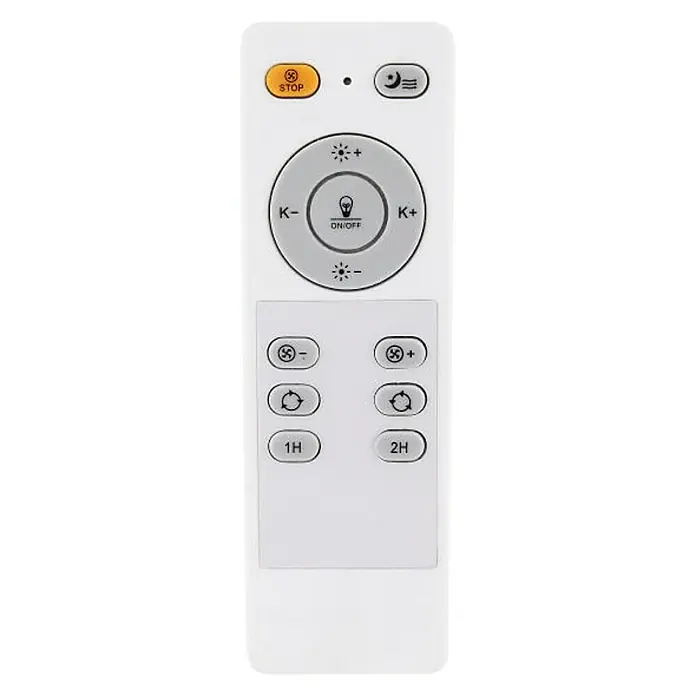 Globo Deckenventilator Simona - Durchmesser: 64 cm, Silber, 50 W - Draufsicht