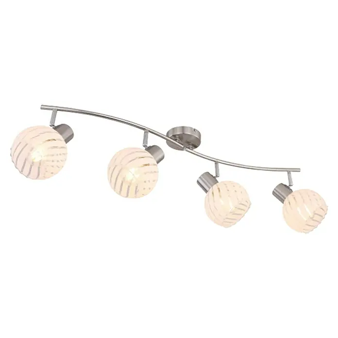 Globo Deckenstrahler Willy - 160 W, L x B x H: 80 x 19 x 19 cm, E27 - Diagonale Ansicht