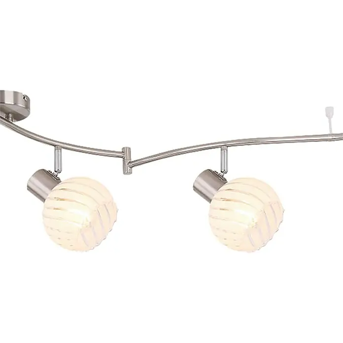 Globo Deckenstrahler Willy - 240 W, L x B x H: 180 x 26 x 20 cm, E27 - Detailaufnahme