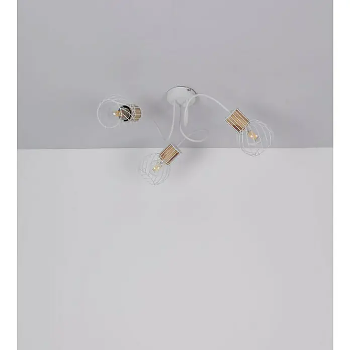 Globo Deckenleuchte Luise - 40 W, Weiß, E27 - Stimmungsaufnahme