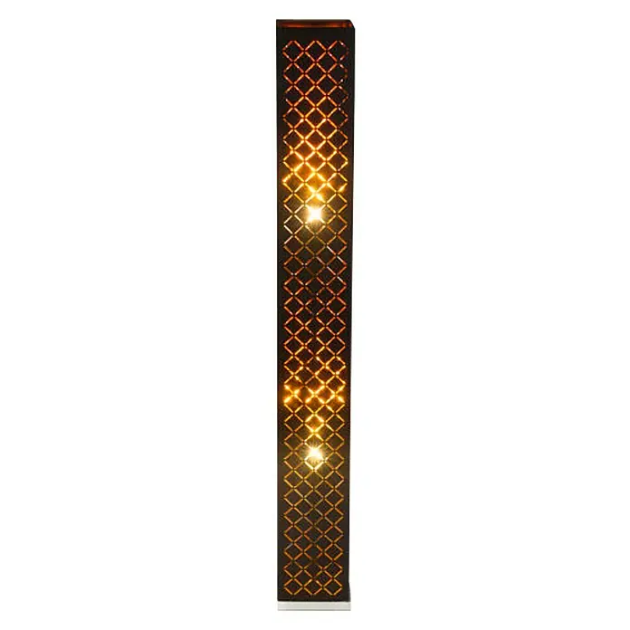 Globo Stehleuchte Clarke - Höhe: 118 cm, Schwarz, Nickel matt, Gold, E27 - Vorderansicht