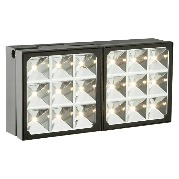 Globo LED-Außenleuchte Bolton - IP44, 18 Stk. - Diagonale Ansicht