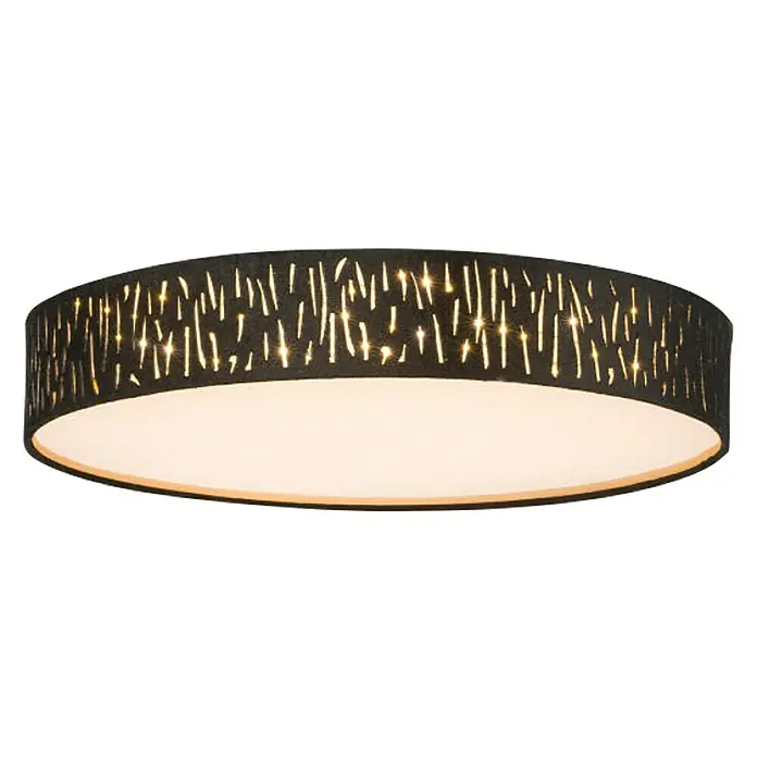 Globo LED-Deckenleuchte rund Tuxon - 24 W, Warmweiß - Diagonale Ansicht