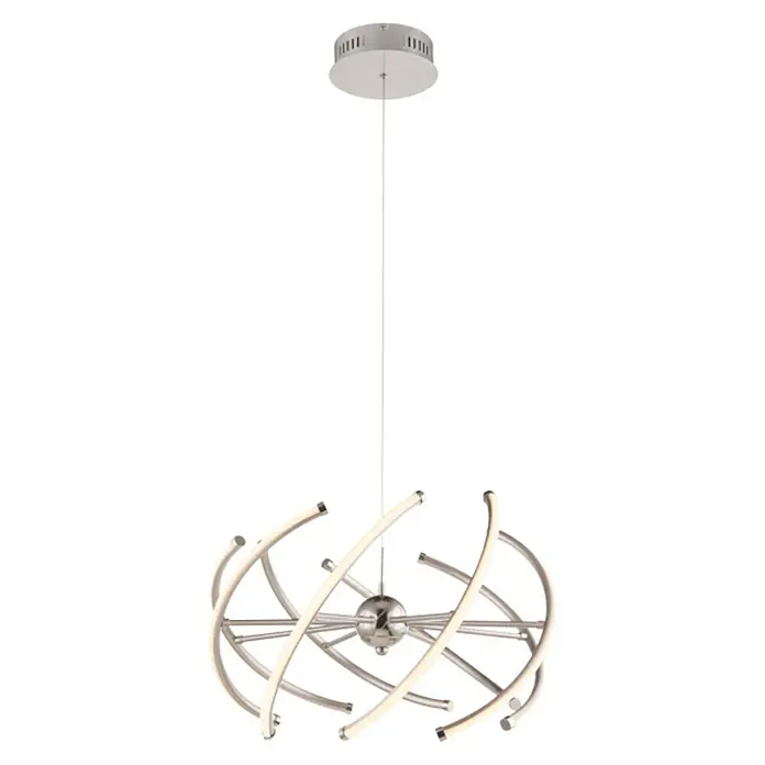 Globo LED-Pendelleuchte Wave - Höhe: 120 cm - Vorderansicht
