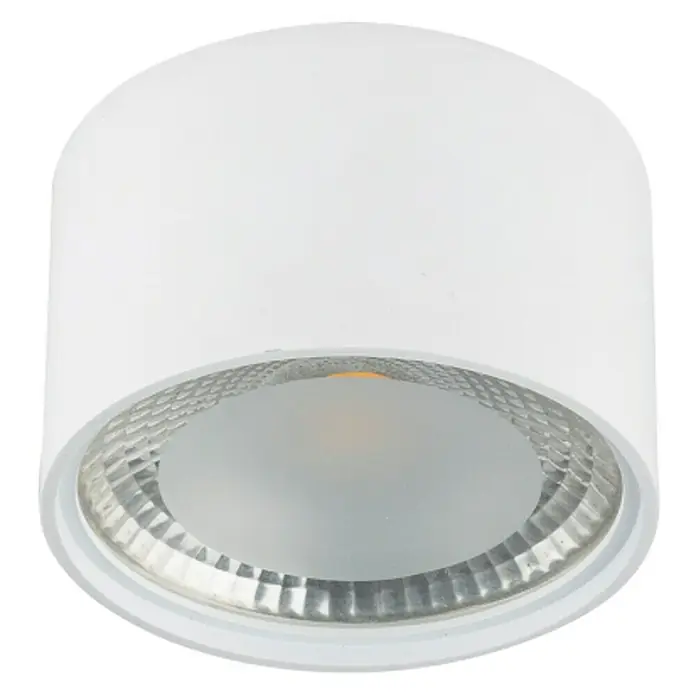 Globo LED-Deckenleuchte rund Serena - 12 W, Ø x H: 113 mm x 8 cm, Warmweiß - Diagonale Ansicht