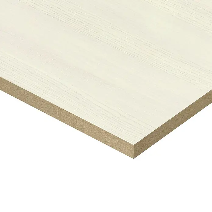 Solid Elements Tablero de melamina Fresno Eslovenia - 2.800 x 680 x 19 mm - Primer plano