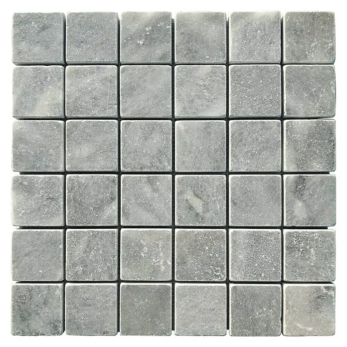 Baldosa de mosaico Greystone 4,8 - 30 x 30 cm, Gris - Vista frontal