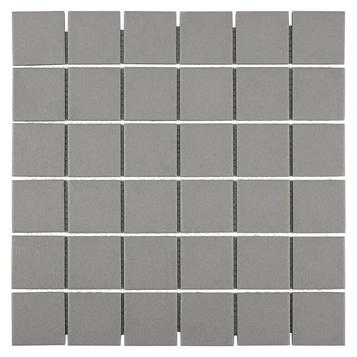 Baldosa de mosaico Tecniq - 30 x 30 cm, Gris - Vista frontal