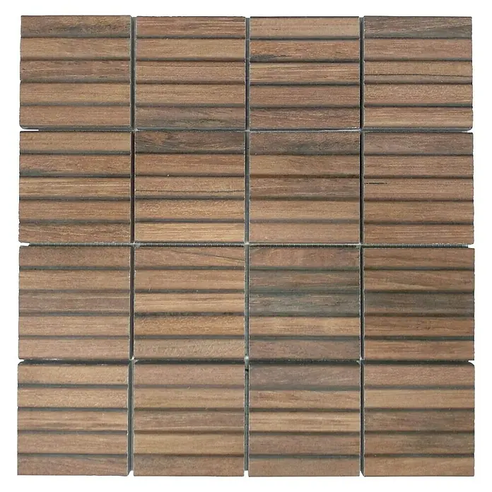 BHS Showroom Baldosa de mosaico Oregon - 30 x 30 cm, Natural - Vista frontal