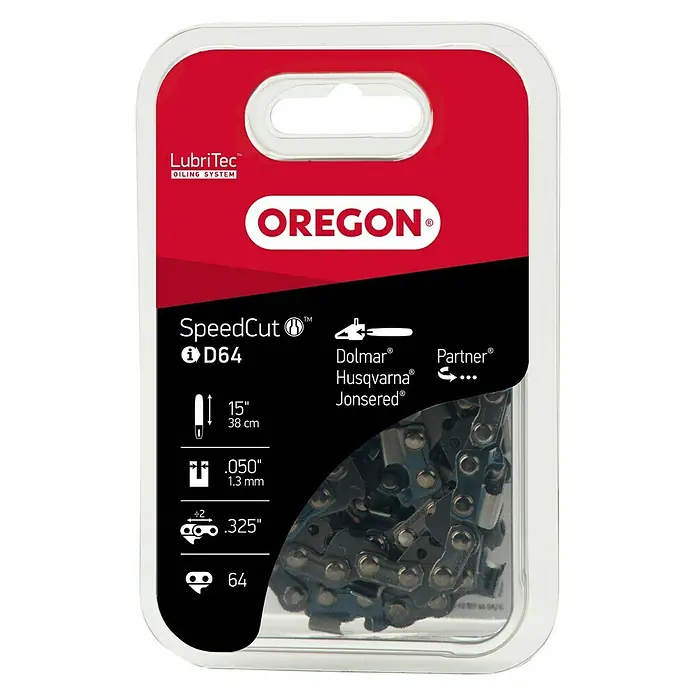 Oregon Lanac za motorne pile Q95TXL064E - Duljina reza: 38 cm, Broj karike lanca: 64 Kom., Širina utora: 1,3 mm - Pogled sprijeda