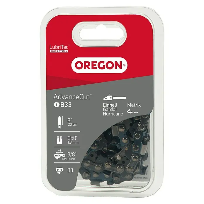 Oregon Lanac za motorne pile - Broj karike lanca: 33 Kom. - Pogled sprijeda