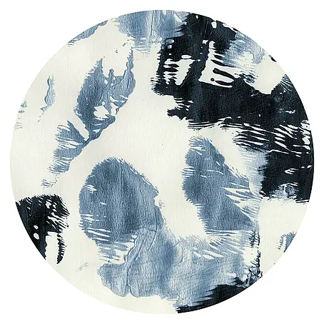 Komar Dots Fototapete rund Arty Blue