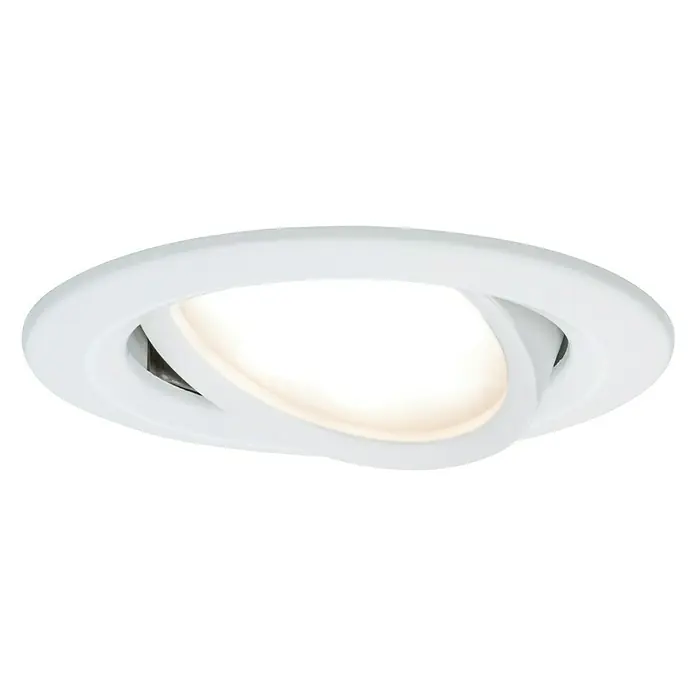 Paulmann LED-Einbauleuchten-Set Nova Plus - 6,8 W, Weiß, 3 Stk., Warmweiß, IP65 - Ansicht von unten
