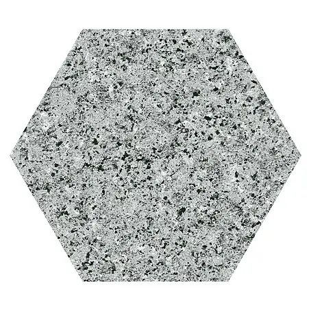 Feinsteinzeugfliese Hexagon Granite Grey