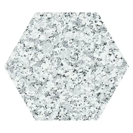Feinsteinzeugfliese Hexagon Granite White