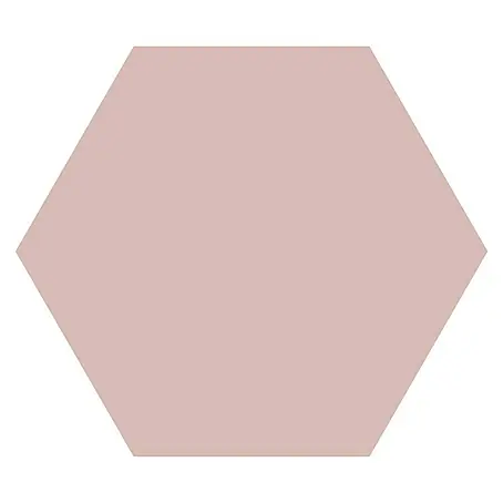 Feinsteinzeugfliese Hexagon Basic Rose