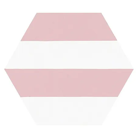 Feinsteinzeugfliese Hexagon Porto Capri Rose