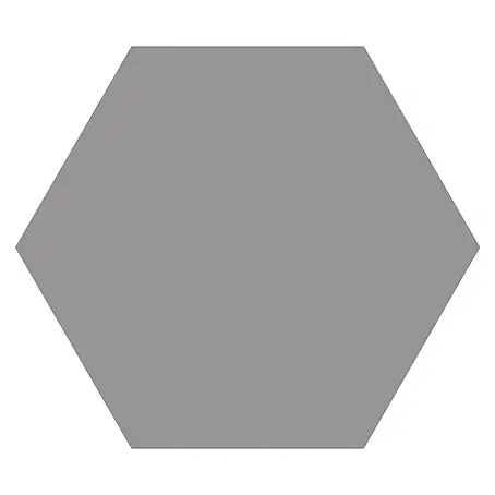 Feinsteinzeugfliese Hexagon Basic Grey