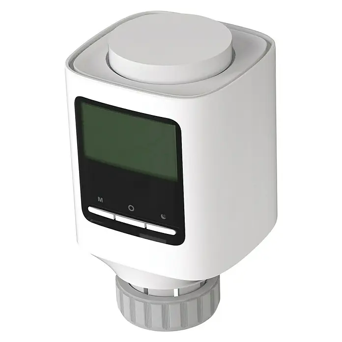 Essentials Heizkörper-Thermostat Design - Steuerung: Manuell, Mit Display - Diagonale Ansicht