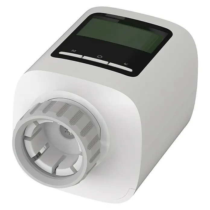 Essentials Heizkörper-Thermostat Design - Steuerung: Manuell, Mit Display - Diagonale Ansicht