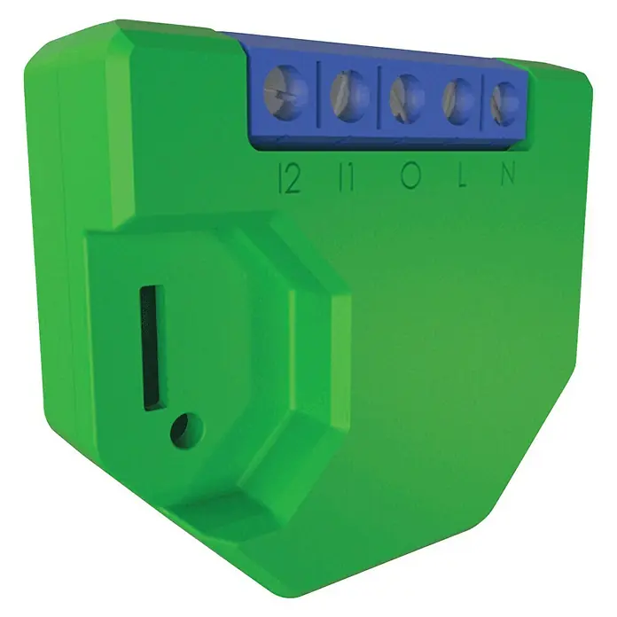 Shelly Funk-Dimmer - Grün, Nennspannung: 100 - 240 V - Vorderansicht