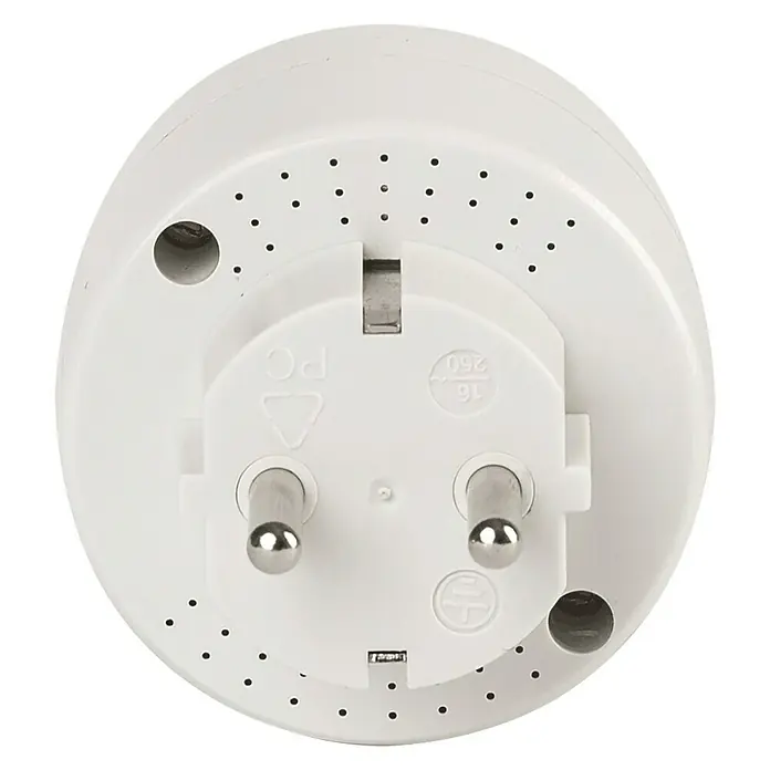 Essentials WiFi-Schaltsteckdose - Weiß, 16 A, Max. Anschlussleistung: 3.680 W - Rückansicht