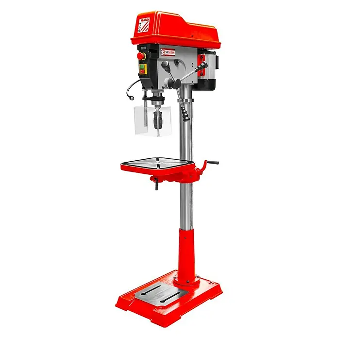 Holzmann Tischbohrmaschine SB163VH - 1.100 W, Leerlaufdrehzahl: 460 U/min - 2.100 U/min, Spannweite Bohrfutter: 0 mm - 16 mm - Diagonale Ansicht