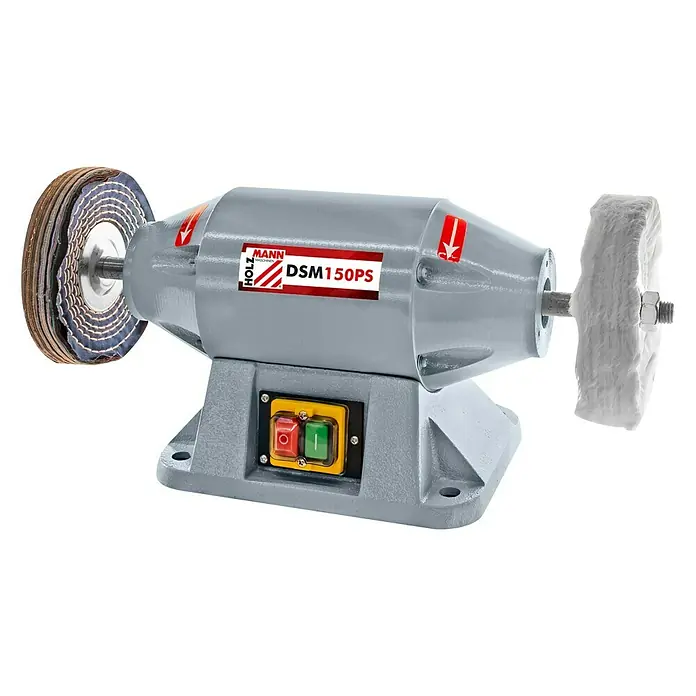 Holzmann Poliermaschine DSM150PS - 2.950 U/min - Diagonale Ansicht