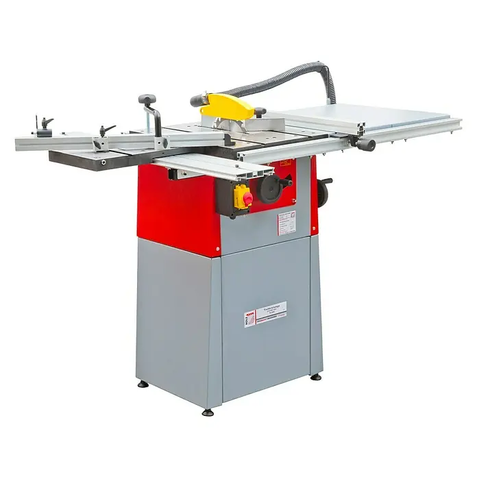 Holzmann Tischkreissäge TS200 - 1.500 W, Durchmesser Sägeblatt: 200 mm, Drehzahl: 4.700 U/min - Diagonale Ansicht