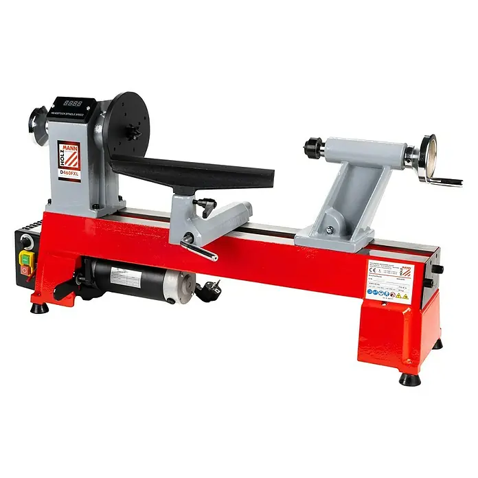 Holzmann Drechselbank D460FXL - 500 W - Diagonale Ansicht
