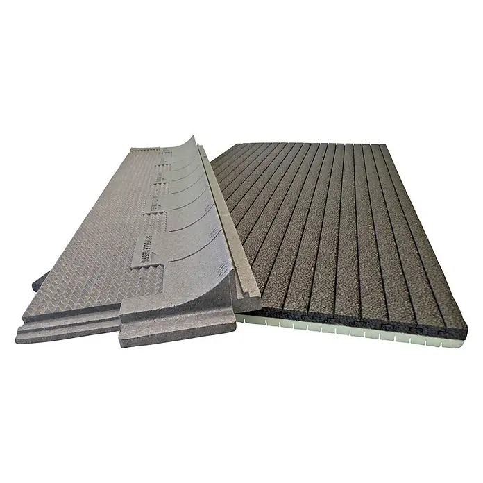 Schellenberg Rollodrive Aislamiento de cajón de persiana - L x An x Al: 50 cm x 100 cm x 25 mm, 2 ud. - Vista angular