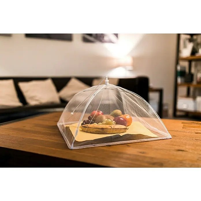 Schellenberg Cubierta de protección para alimentos - L x An x Al: 250 x 350 x 350 mm, Poliéster, Blanco - Foto ambiente