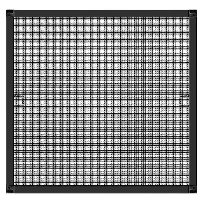 Schellenberg Mosquitera Basic - An x Al: 100 x 120 cm, Color tejido: Antracita - Vista frontal
