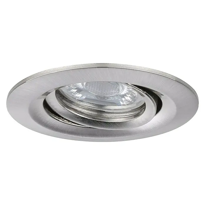 Paulmann LED-Einbauleuchte rund Nova Mini - 4 W, Eisen gebürstet, Warmweiß - Ansicht von unten