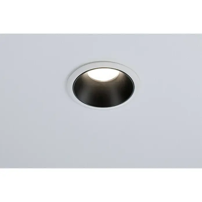 Paulmann LED-Einbauleuchte Cole - 6,5 W, Weiß/Schwarz, Warmweiß - Anwendungsbeispiel