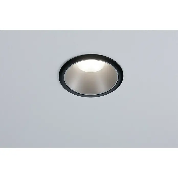 Paulmann LED-Einbauleuchte Cole - 19,5 W, Schwarz/Silber, Warmweiß - Stimmungsaufnahme
