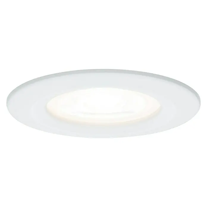 Paulmann LED-Einbauleuchte Nova - 6,5 W, Weiß, Warmweiß, 3 Stk. - Ansicht von unten
