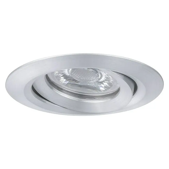 Paulmann LED-Einbauleuchte rund Nova Mini - 4 W, Aluminium, Warmweiß - Ansicht von unten