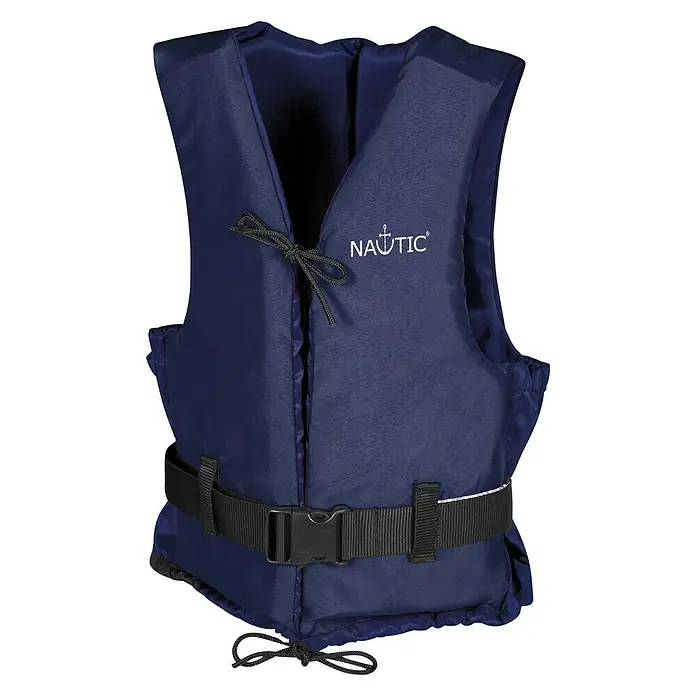 NAUTIC Schwimmweste ISO Active - 50 - 70 kg, 50 N, Blau - Vorderansicht