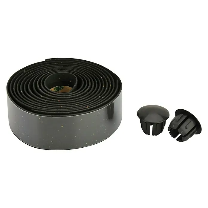 Fischer Lenkerband Nature - L x B: 200 x 8,5 cm, Schwarz - Vorderansicht