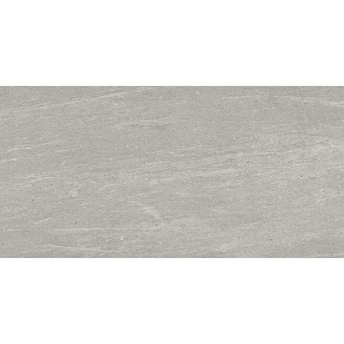 BHS Showroom Pavimento porcelánico Core - 60 x 120 cm, Plateado, Rectificado, Efecto cemento - Primer plano