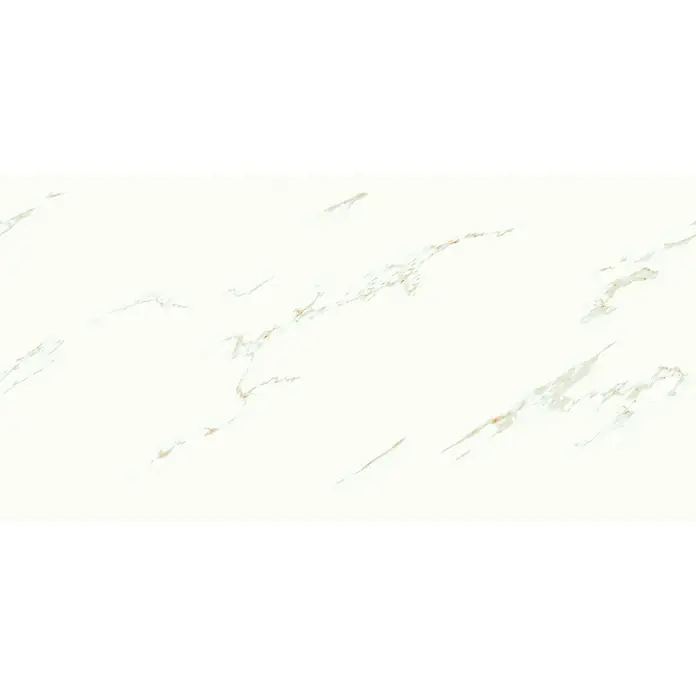 BHS Showroom Pavimento porcelánico Calacata - 60 x 120 cm, Mármol/Oro, Rectificado, Marmolado - Primer plano