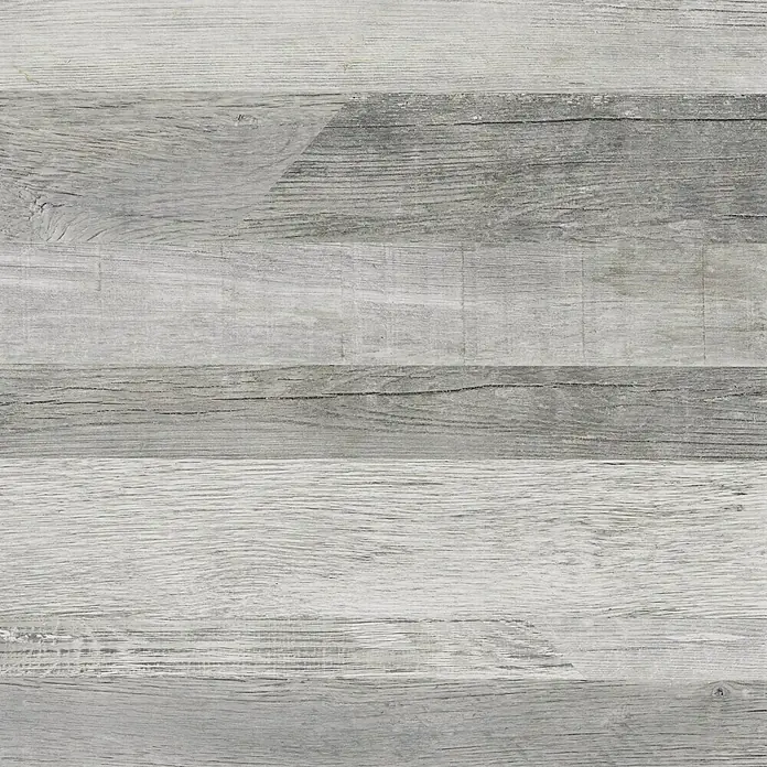 BHS Showroom Pavimento porcelánico Wowood - 60 x 60 cm, Plateado, Rectificado, Estilo madera - Primer plano