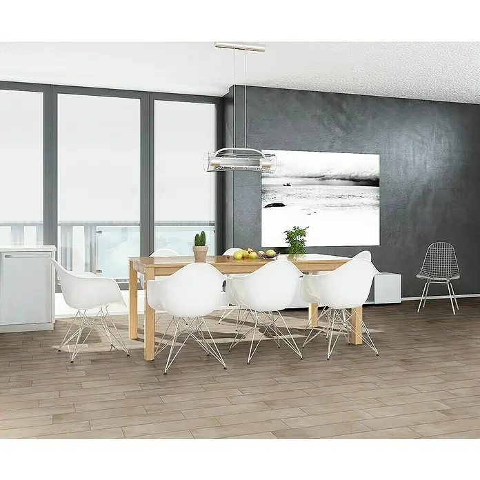 BHS Showroom Pavimento porcelánico Shabby Tortora - 15 x 60 cm, Tortora - Foto ambiente