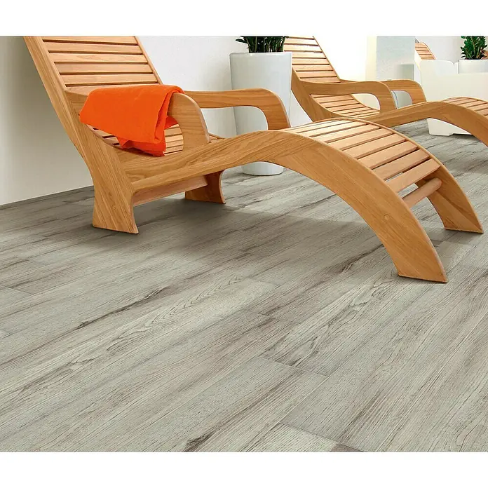 BHS Showroom Pavimento porcelánico Woodland - 15 x 90 cm, Coco - Foto ambiente
