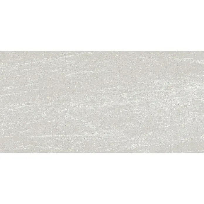 BHS Showroom Pavimento porcelánico Core - 30 x 60 cm, Blanco, Rectificado, Efecto cemento - Primer plano